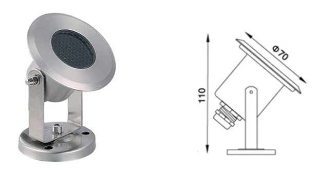 Advantages of IP68 DC24V Underwater Spot Pool Light HYD-SX-4070