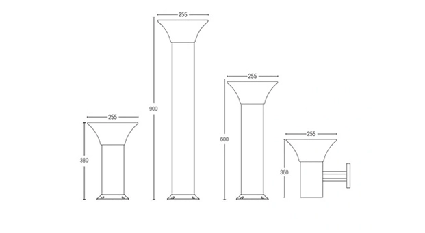 Advantages of Solar Bollard Light HYD-AI-GL255S