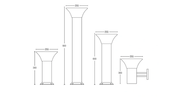 Advantages of Solar Bollard Light HYD-AI-GL255R