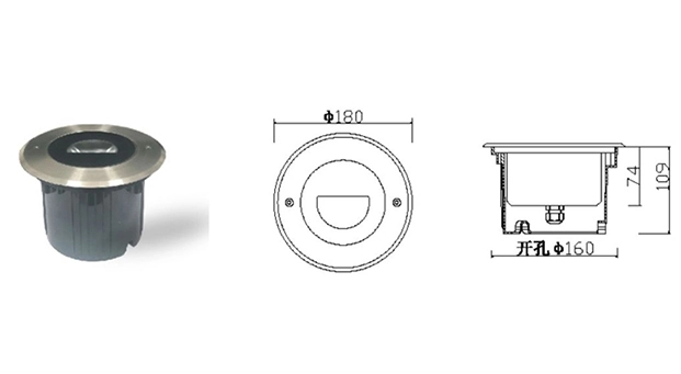 Advantages of LED COB 15W Half Moon Outdoor Inground Light HYD-JZL12066