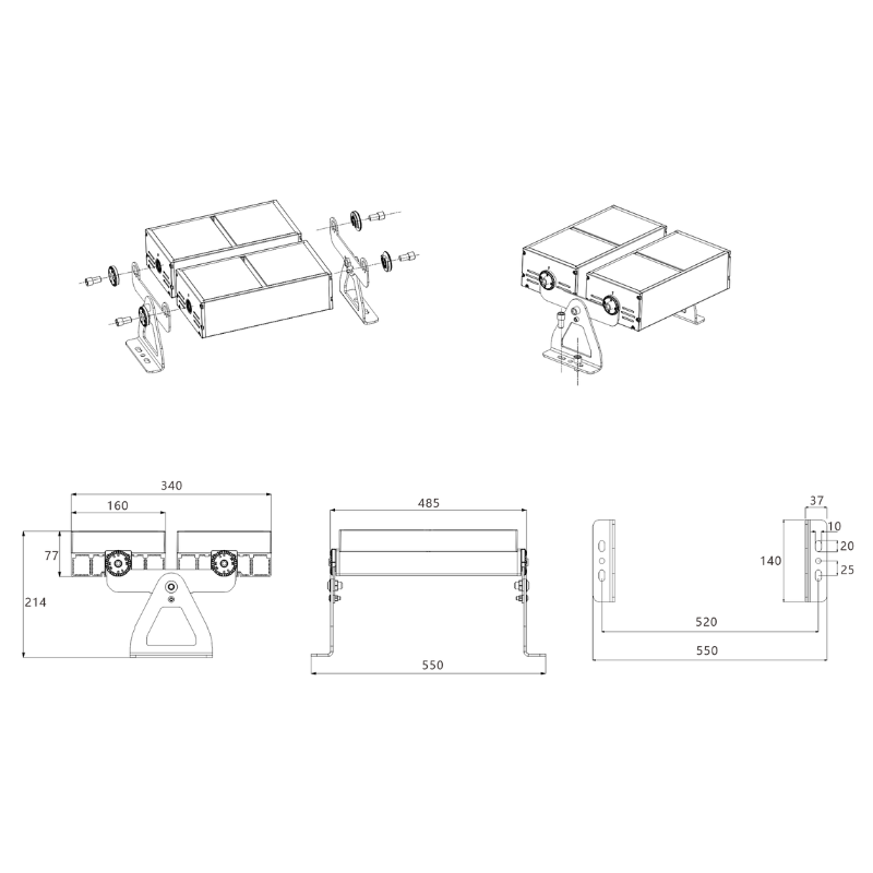 automatic flood lights