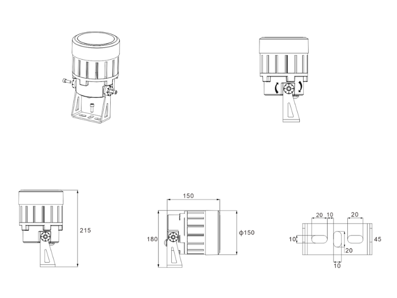 flood light for ground