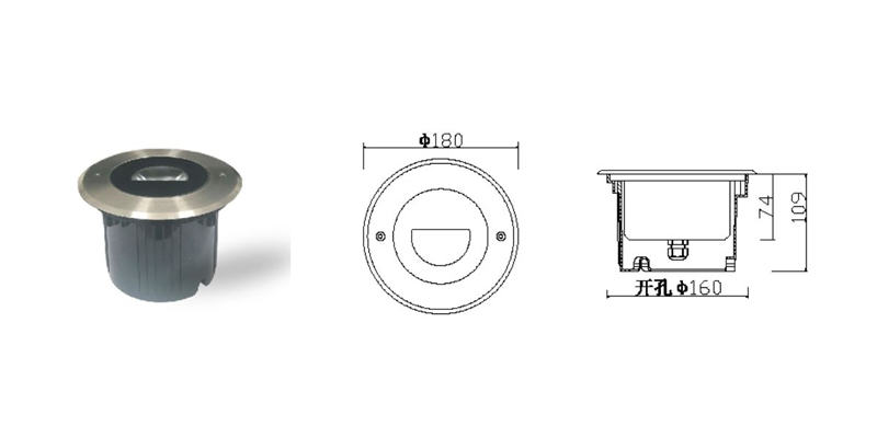 ground lights for trees