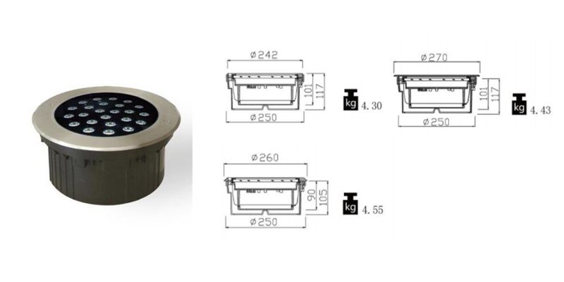 electric ground lights