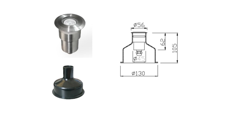 outdoor ground lights for house