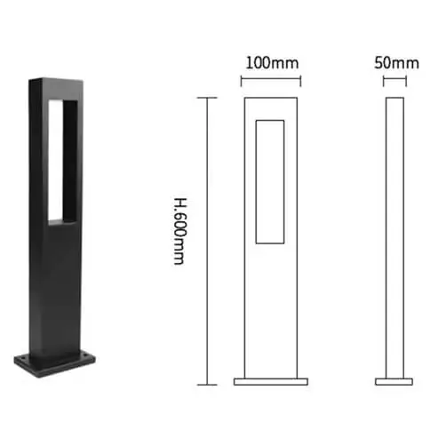 led outdoor bollard lights