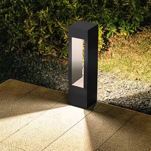 stainless steel bollard solar light