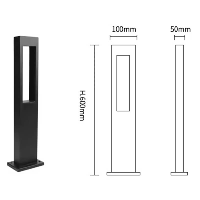 Parameter of LED Bollard Lights MB21-BL20