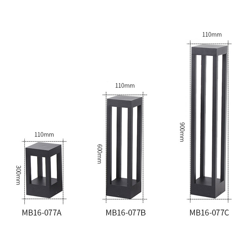 Parameter of LED Bollard Light MB16-077