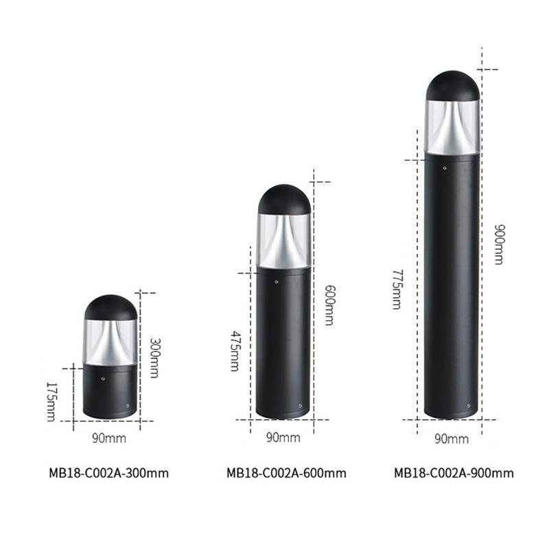 Parameter of LED Bollard Light MB18-C002